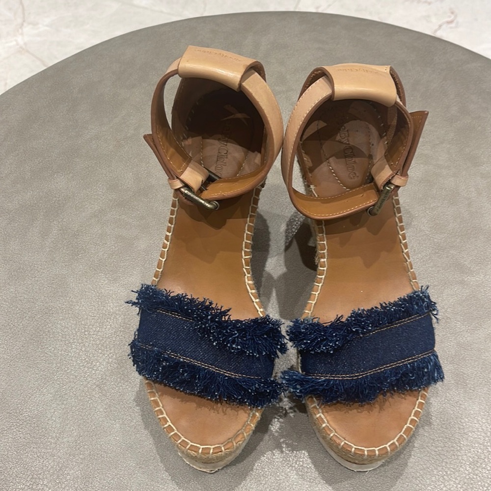 See by Chloe Denim Espadrilles